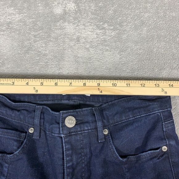 Loft Skinny Mid-rise Slim Pockets Stretch Denim Jeans pants Size 27/4 Women’s - Picture 11 of 14